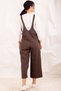 Women's Brown Gardener Overalls ARM-20K001117 - 5
