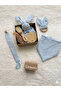 Welcome Baby Gift Set - Goat Hair Comb, Sleeping Companion, Scarf, Pacifier Strap & Teether - 4
