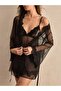 Women's Black Lace Suit Tulle Viscon V