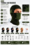 Unisex Thermal Windproof Biker Beanie Balaclava Thermal Snow Mask Ocp004