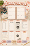 12-Month Non-Periodic Planner Agenda 17X24 cm |   Undated Monthly and Weekly Planning |   School Motivation Sheet with Habits and Goal Tracking |   4 Sheets of Stickers as a Gift |   Undated Planner Agenda - 204 Pages - 7