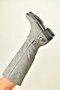 Gray Suede Short Heeled Women's Boots E726203402