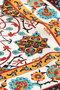 وشاح حريري بنمط اللبلاب الأخضر - 4