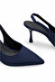 Nola Women's Pointed Toe Open Back Thin Heeled Shoes 1122 - 5