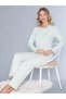 Women's Long Sleeve Seasonal Pajama Set – Stylish, Elegant, and Modern Design – Comfortable and High-Quality Fabric Fl - 4