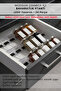 حامل توابل معياري قابل للتركيب بتصميم ليغو، مجموعة منظمات قابلة للتجميع |   24 قطعة