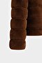 Premium Hooded Women's Rex Faux Jacket - 3
