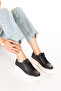 Genuine Leather Anatomical Sole Sports Shoes Alessandora Black B.T.