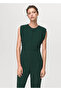 Gathered long jumpsuit