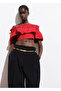Strapless Top with Flounces
