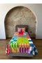 Energy of Summer Colors the Dance of Colors Patterned Baby Kids Single Pique and Pillowcase Bedding Set - 7