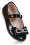 Bowtie Bowtie Stoned Velcro Girls' Ballerina Shoes