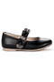 Cerry Skin Velcro Girls' Stone Ballerina Shoes - 4