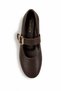 Genuine Leather Women's Mary Jane Ballerina Casual Shoes with Buckle |   Liora - 4