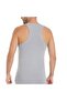 6 Pieces Men's Bamboo Sports Athlete Undershirt Rambo Undershirt Gray 492