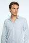قميص رجالي A. MAVİ ذو ياقة صلبة وقصة عادية أساسية - 3