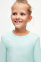 Mint Basic Seasonal Lycra Long Sleeve Girls' T-Shirt - 3