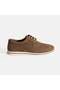 Men's Mink Nubuck Leather Lace-Up Casual Shoes - 2