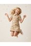 Girl's 100% Cotton Linen and Embroidered Dress - 2