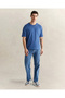 Men's Blue Short Sleeve T-Shirt - 3