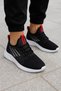 Lace-Up Knitwear Unisex Sports Shoes-Black-White-Red - 5