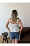 Women's Bow Detailed Strap Blouse - 5