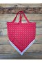 Polka Dot Lace Detailed Triangle Bandana – Stylish Cotton Hairband - 2