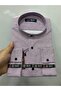 Slim Fit Long Sleeve Hakimyaka Lycra Men's Shirt with Snap Buttons - 4