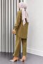 Pearl Detailed Suit Khaki 19259 - 4