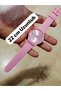 Special Design Svatch Model, Pink Color Silicone Strap, Unisex Wristwatch with Calendar, 4 cm Width, 22 cm Length, Attention: the Watch Case Is Large - 3
