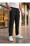 Men's Summer Comfortable Fit Linen Trousers with Elastic Waist - 3