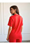 Crew Neck Relaxed Fit Women's T-Shirt - 3