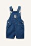 100% Cotton Baby Boy Jean Salopet Shorts Overalls H3129A526Hs - 5
