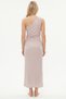 Pink Dress with Lurex Buckle Accessories - 2