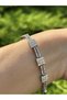 Bym009 Stone-Studded Women's Steel Bracelet a Quality Stylish Silver Color Model - 8