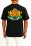Oversized Coat of Arms of Bulgaria Kingdom of Bulgaria Unisex T-Shirt with Pocket and Back Design - 2