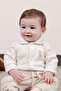 Sophie La Girafe Organic Cotton Baby Collared Ecru Bodysuit - 4