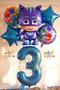 Pjmasks Cat Kids 3 Years Old Birthday Party Balloon Set Pijamaskeliler Cat Kids Theme Party Balloon Set