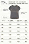 Women's Oversize Lycra V Collar Stone Patterned Short Sleeve Mother T-Shirt Combed Cotton Blouse - 7