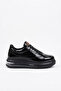 Zrc171 - high quality air sole lace-up men's snaker black patent leather