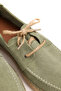 Petra Lace-Up Avocado Suede Genuine Leather Men's Espadrilles - 5