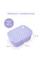 Smart Serve Bento Lunch Box 1100ml - Lavender Diamond - 8