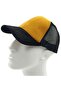 Unisex Mustard Summer Cap with Suede on the Front and Mesh on the Back with Adjustable Buckle and Cap Baseball Cap - 2