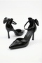 Women's Bow 🎀   Evening Dress Patent Leather Heeled 7cm Stylish Shoes - 2