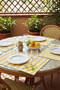 4-Piece American Service Set Raschel Fabric 35X50 cm Digital Printed Tableware Service |   Lemon, Orange, and Mediterranean Pattern Options - 3