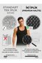 Men's Corset Athlete Belly Tightening Gynecomastia Firming Lycra Black Corset - 5