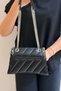 Bags Stone-Embellished Chain Embroidered Crossbody Bag - 3
