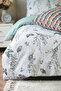 Butterfly Double Cotton Duvet Cover Set |   4 Pieces |   Set with Sheets and Pillows - 2