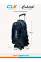 Wheeled Rickshaw Cabin Size Travel - Navy Blue Mountaineer Backpack - 2