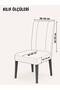 Anthracite Matte Velvet Ultra Soft Flexible Chair Cover - Compatible with High-Back Chairs - Full Protection - 3